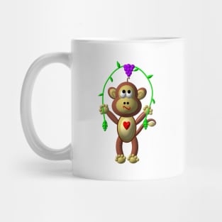 Cute Monkey Jumping Rope Mug